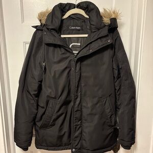 Men's Black Calvin Klein Jacket